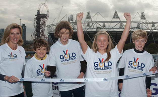 Gold challenge - your chance to run in the Olympic Stadium