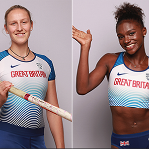 Holly Bradshaw - Dina Asher Smith