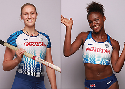 Holly Bradshaw - Dina Asher Smith