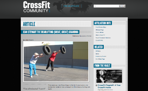 CrossFit blog: You're never to old to deadlift